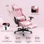 Darkecho Pink Gaming Chair Ergonomic with Massage 6 | PricZone