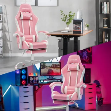 GTW 200 Pink Gaming Chair Adjustable Reclining