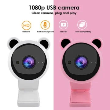 1080P Pink Webcam for Streaming Online Courses | PricZone