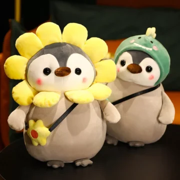 Kawaii Plush Penguin & Friends 25cm - Cute Kids Gift