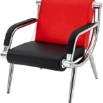 Executive PU Reception Chair Red Waiting Room Sofa 4 | PricZone