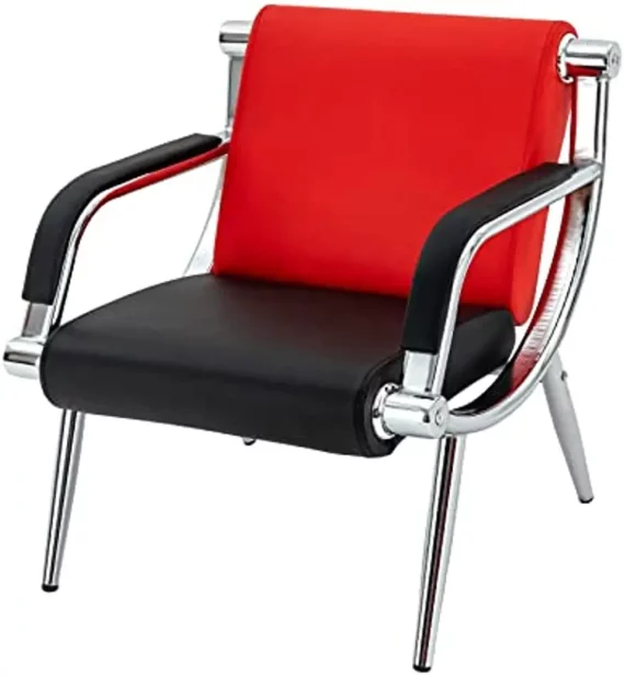 Executive PU Reception Chair Red Waiting Room Sofa 4 | PricZone