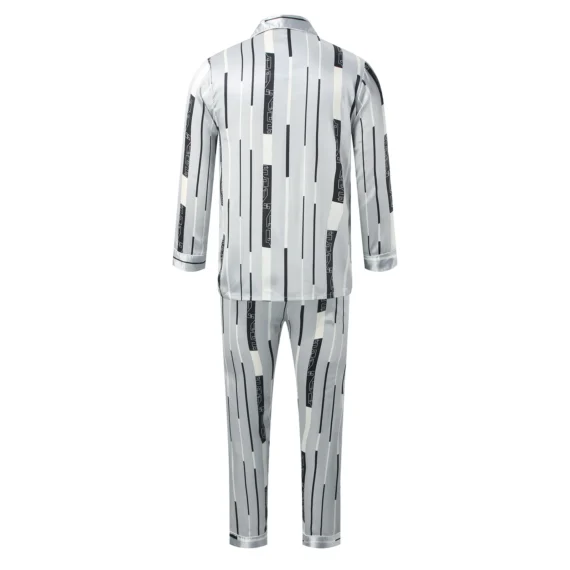 Mens Printed Winter Pajamas Set Cozy Light 6 | PricZone