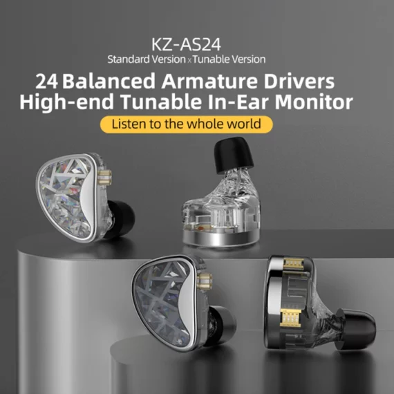 KZ AS24 Elite HiFi Earbuds 24 BA Tunable Noise Canceling 2 | PricZone