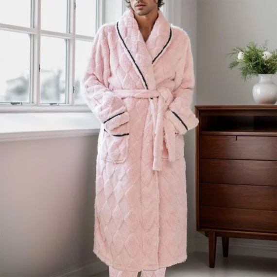 Couples Winter Velvet Kimono Bathrobe 3 | PricZone