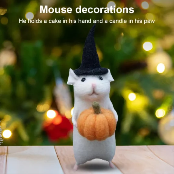 DIY Mouse Wool Felting Kit Craft Gift 3 | PricZone