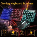 Mechanical Gaming Keyboard Mouse Set | PricZone