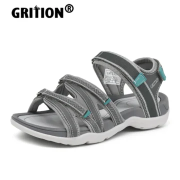 GRITION Women's Outdoor Flat Sandals 2