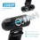 Full HD 1080P PC Webcam with Mic for Gaming