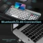 Multi-Device 2.4Ghz Wireless Keyboard & Mouse