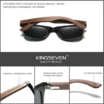 2023 KINGSEVEN Polarized Wooden Sunglasses UV400 3 | PricZone