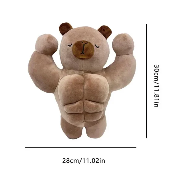 30cm Capybara Muscle Plush Toy Kids Gift 6 | PricZone