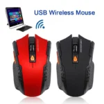 Wireless Optical Mouse 1600DPI USB 6 Button PC 3 | PricZone