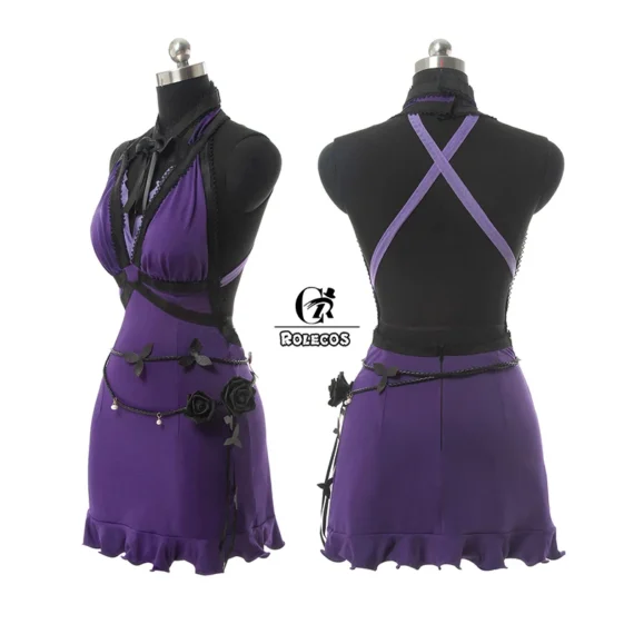 Tifa Lockhart FF7 Remake Blue Cosplay Dress 5 | PricZone