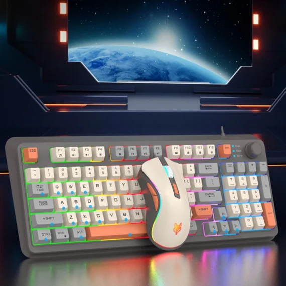 RGB Backlit 94 Key Gaming Keyboard Mouse Set | PricZone