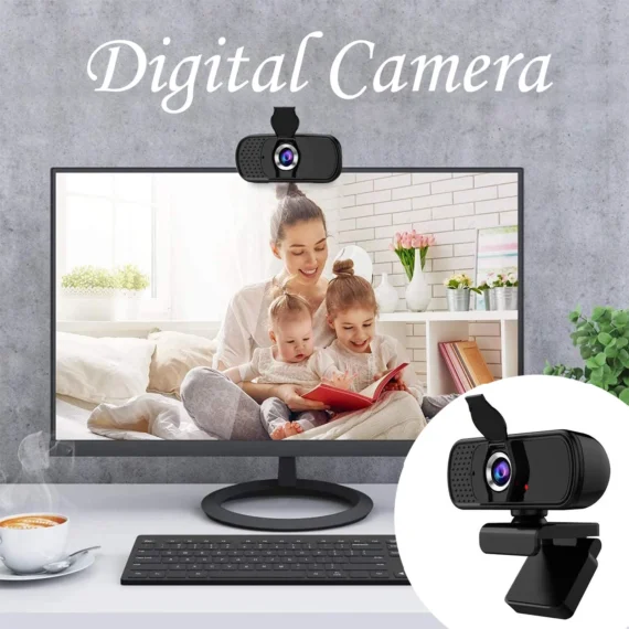 1080P HD USB Webcam with Mic for PC 2 | PricZone