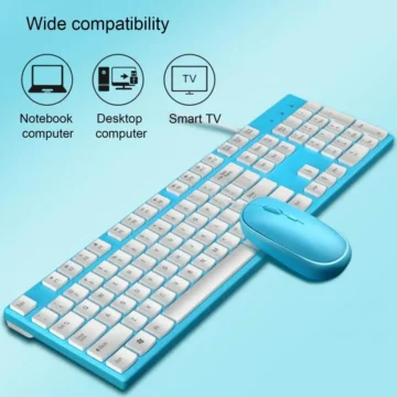 Wired Silent Gaming Keyboard Mouse Set | PricZone