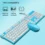 Wired Silent Gaming Keyboard-Mouse Set