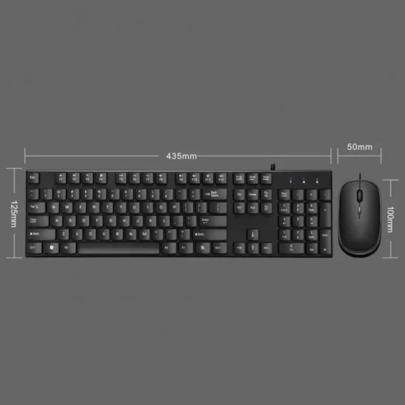 Wired Silent Gaming Keyboard Mouse Set 6 | PricZone