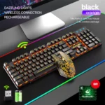 LED Gaming Keyboard Mouse Combo Wireless 6 | PricZone