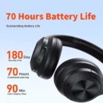 QERE E80 ANC Bluetooth 53 Headphones Hi Res 70H Play 5 | PricZone