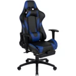 Blue LeatherSoft Gaming Chair Ergonomic Reclining | PricZone