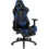 Blue LeatherSoft Gaming Chair: Ergonomic & Reclining