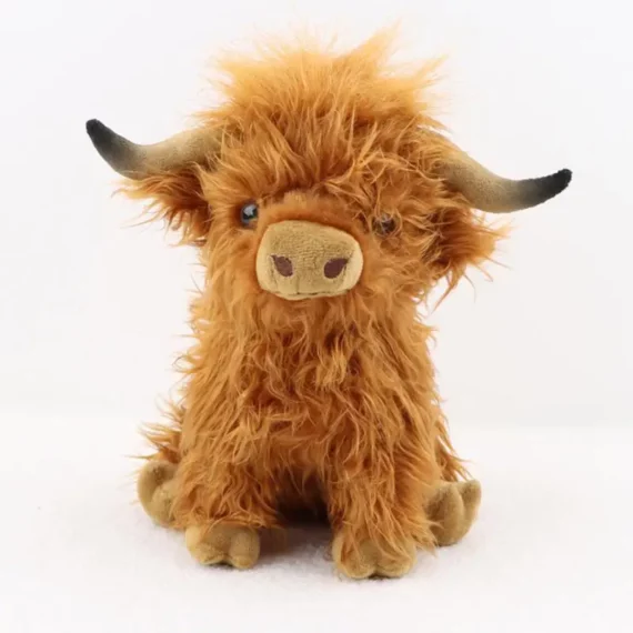 Highland Cow Plush Toy Set Soft Stuffed Animal 25cm 2 | PricZone