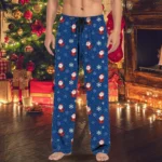 Xmas Deer Print Mens Pajama Pants 3 | PricZone