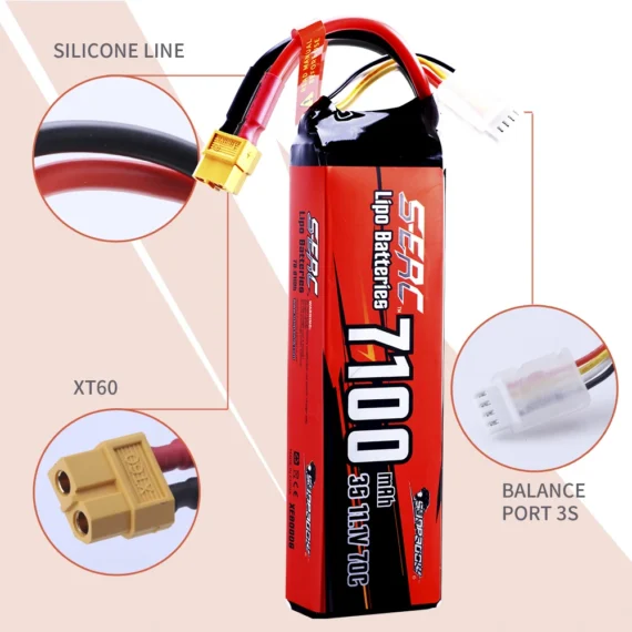 Sunpadow 3S 111V 5600mAh 70C Lipo Battery 4 | PricZone