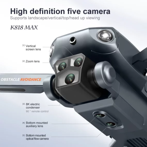 K818 Max Drone Professional Three Cameras 3 | PricZone