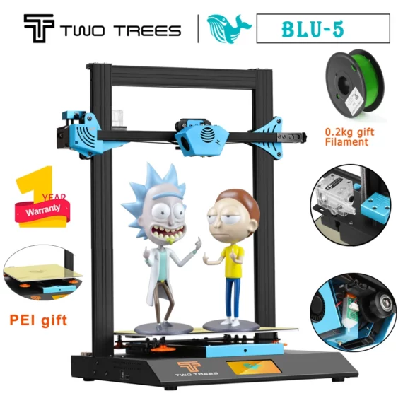 Twotrees Blu 5 3D Printer DIY TMC2209 PEI | PricZone