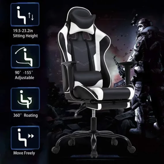 Executive Ergonomic PC Gaming Chair PU Leather 4 | PricZone