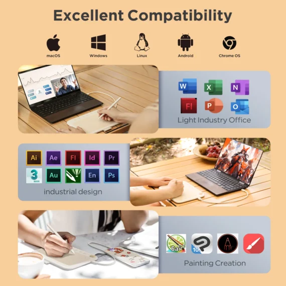 Ugee Q6 Graphics Tablet 6x4 Tilt 8192 Levels 5 | PricZone