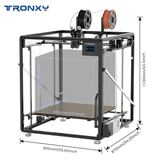 Tronxy VEHO 600X5SA High Precision 3D Printer Kit 3 | PricZone