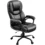 Black Ergo Swivel Chair – High Back & Faux Leather