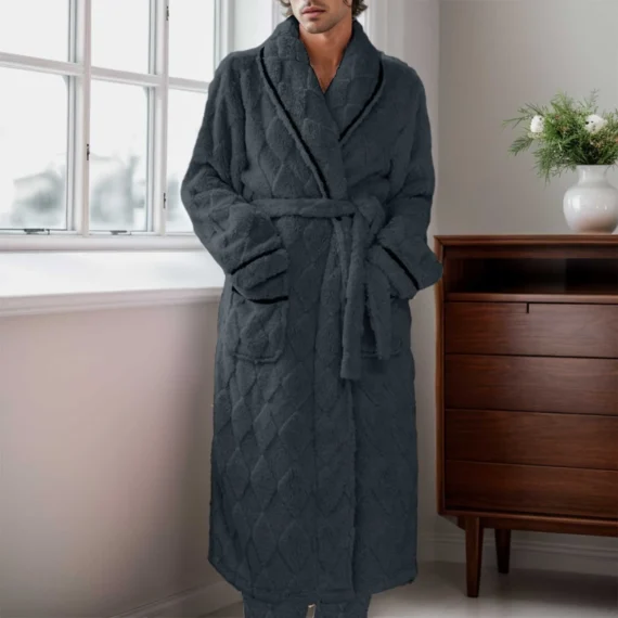 Couples Winter Velvet Kimono Bathrobe 5 | PricZone