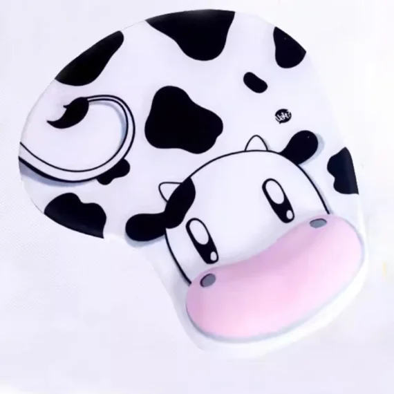 Cartoon Cow Mouse Pad with Wrist Rest 2 | PricZone