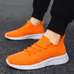 Lightweight Mens Sneakers Comfy Knit Vulcanized | PricZone