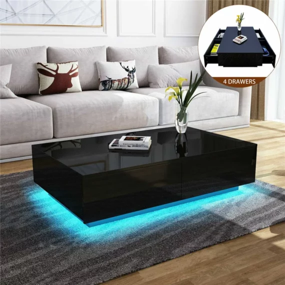 RGB LED Tea Table Home Office Coffee End Table 2 | PricZone