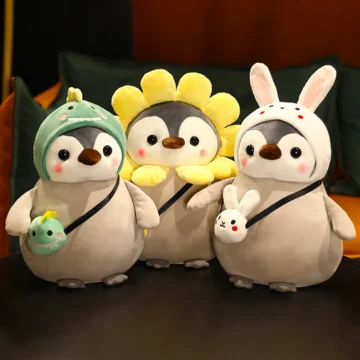 Kawaii Plush Penguin & Friends 25cm - Cute Kids Gift 2