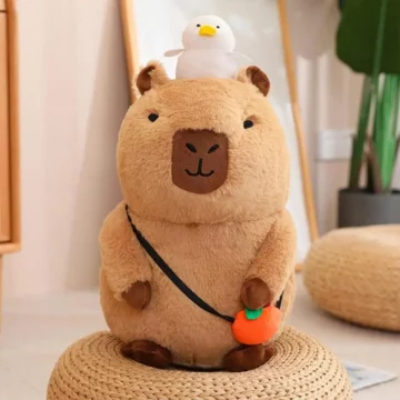 Charming Capybara Plush Pillow   Cozy Animal Cushion 78in 2 | PricZone