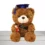 Congrats Grad! Cute Plush Bear for Preschool & K.G.