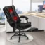 High-Back Executive Massage Chair with Footrest