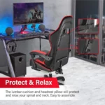 Adjustable Ergonomic Gaming Chair Swivel Recline 2 | PricZone