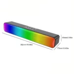 Compact RGB Desk Soundbar 3D Stereo Bluetooth Speaker 5 | PricZone