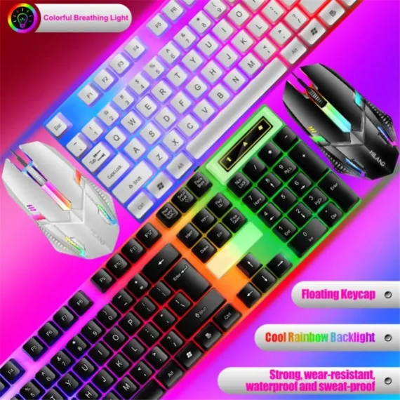 Ergonomic Gaming Keyboard Mouse Set 3 | PricZone