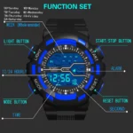 LED Big Dial Sports Watch for Men Digital Luminous 5 | PricZone