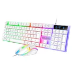 RGB Backlit Wired Keyboard Mouse 104 Key Set 2 | PricZone