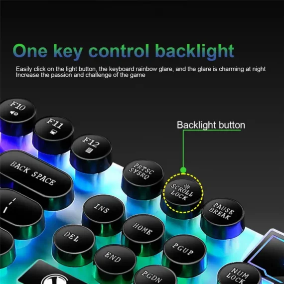 RGB Backlit Gaming Keyboard Mouse Set 5 | PricZone